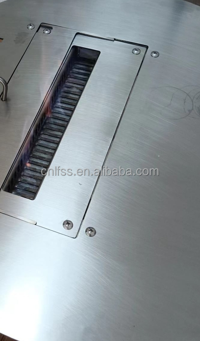 مدفأة غازية ثلاثية الجوانب الأوروبية أسود متطاطي غاز بروبان غاز طبيعي مدفعات غاز الكربون الفولاذ 9