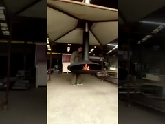 مدفأة خشبية دوارة