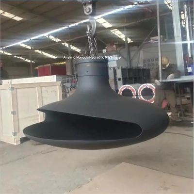 Fireplace Black Hotel Suspended and Hanging Wood Burning